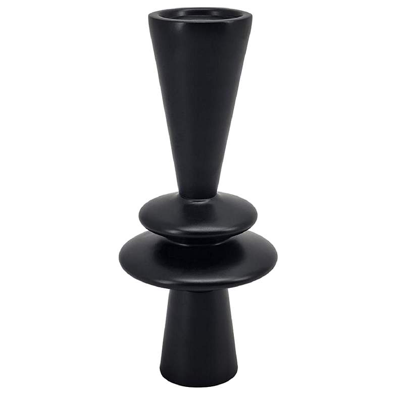 Image 1 15.4" Black Aluminum Pillar Holder