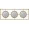 15.5 x 43.5 Gold Frame Mirror
