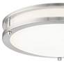 15 3/4" Wide Nickel LED Ceiling Light by Minka Lighting Inc.