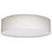 15 inch CCT Selectable Fabric Drum LED Decor Flush Mount Beige Fabric Shade
