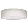 3_15 inch CCT Selectable Fabric Drum LED Decor Flush Mount Beige Fabric Shade more views