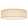 4_15 inch CCT Selectable Fabric Drum LED Decor Flush Mount Beige Fabric Shade more views