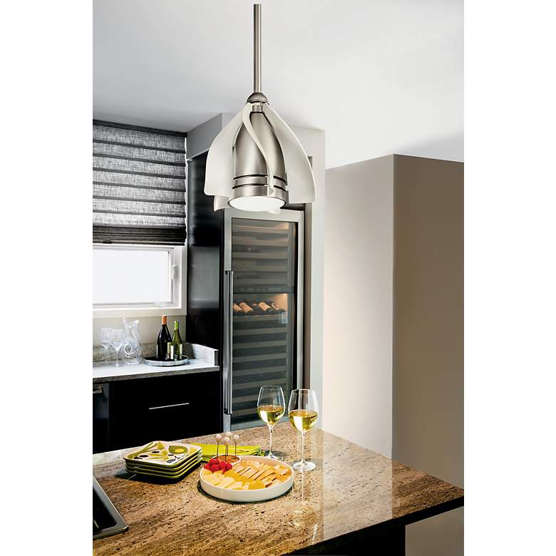 Image 5 15" Kichler Terna Brushed Nickel LED Ceiling Fan more views