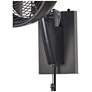 4_15" Minka Aire Anywhere Matte Black Pull Chain Outdoor Wall Fan more views