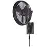 6_15" Minka Aire Anywhere Matte Black Pull Chain Outdoor Wall Fan more views