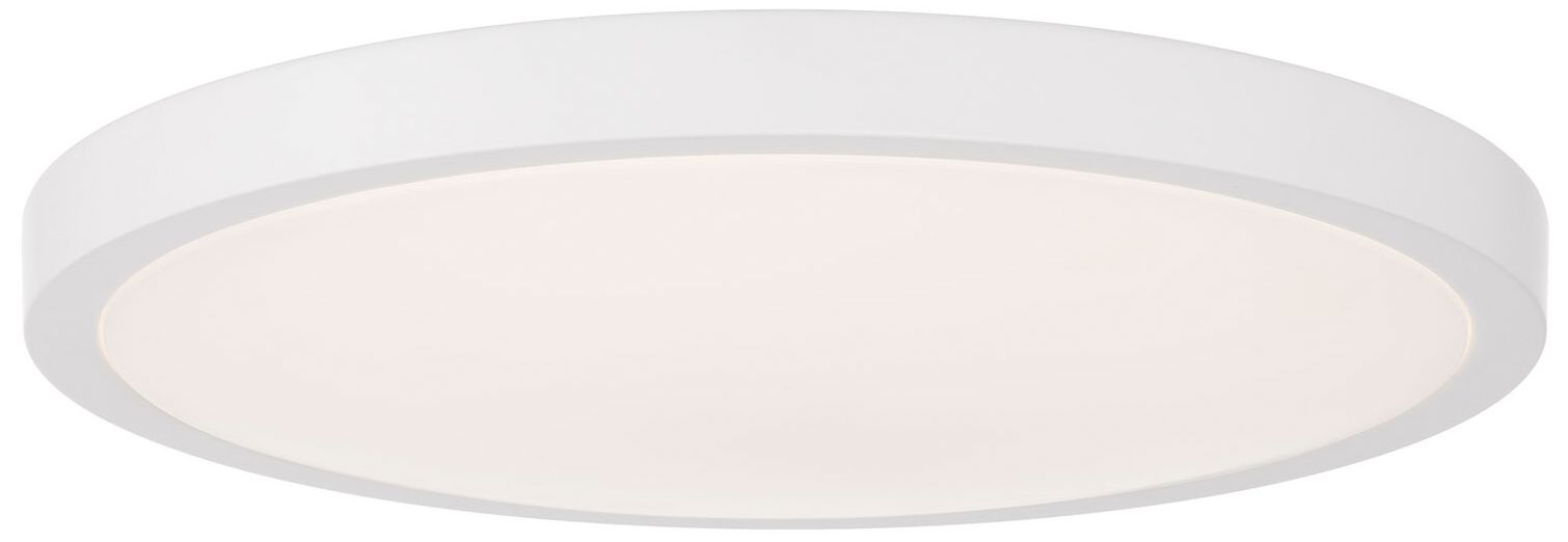 15" LED Flush Mount in White