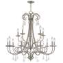 2_15 Light Brushed Nickel Foyer Chandelier