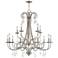 15 Light Brushed Nickel Foyer Chandelier