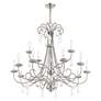 4_15 Light Brushed Nickel Foyer Chandelier more views