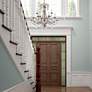 5_15 Light Brushed Nickel Foyer Chandelier more views