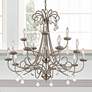 6_15 Light Brushed Nickel Foyer Chandelier more views