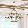 1_15 Light Venetian Golden Bronze Chandelier