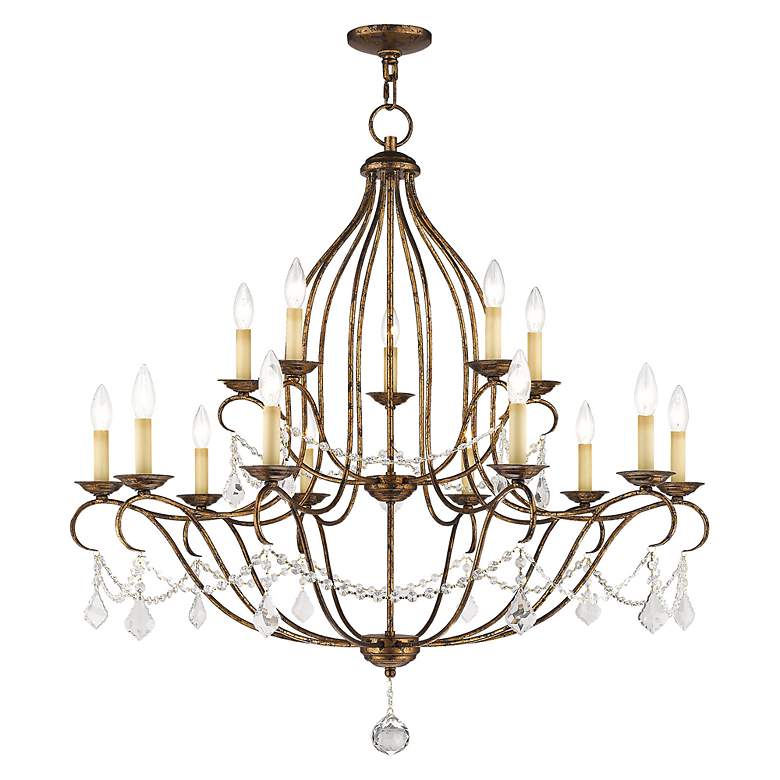 Image 4 15 Light Venetian Golden Bronze Chandelier more views