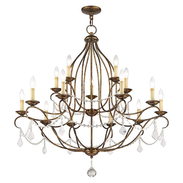 Image 5 15 Light Venetian Golden Bronze Chandelier more views