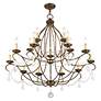 6_15 Light Venetian Golden Bronze Chandelier more views