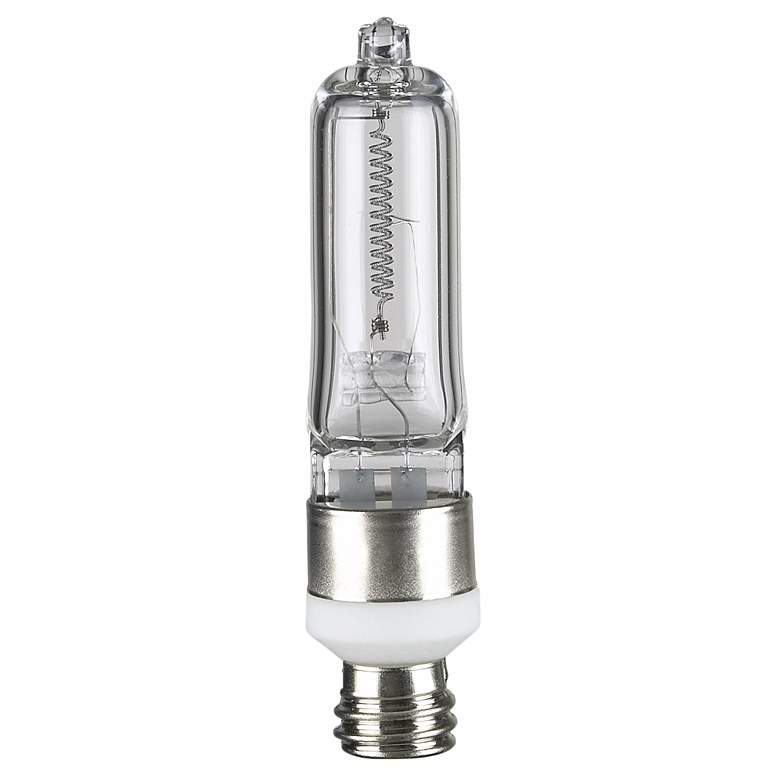 Image 1 150 Watt Screw Base Tubular Halogen Light Bulb