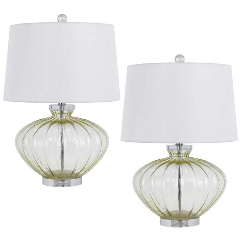 Image 1 150W 3Way Delta Glass Table Lamp
