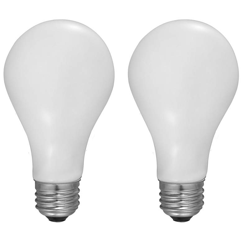 Image 1 150W Equivalent Milky 15W LED Dimmable Standard A23 2-Pack