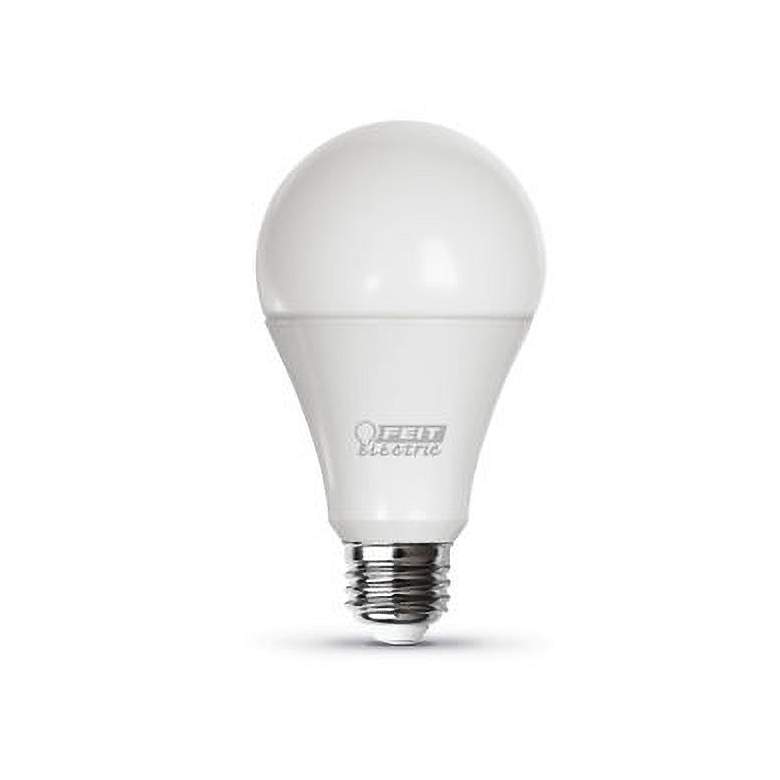 Image 1 150W Equivalent White 28W 3000K LED Dimmable Standard A21 Feit Light Bulb