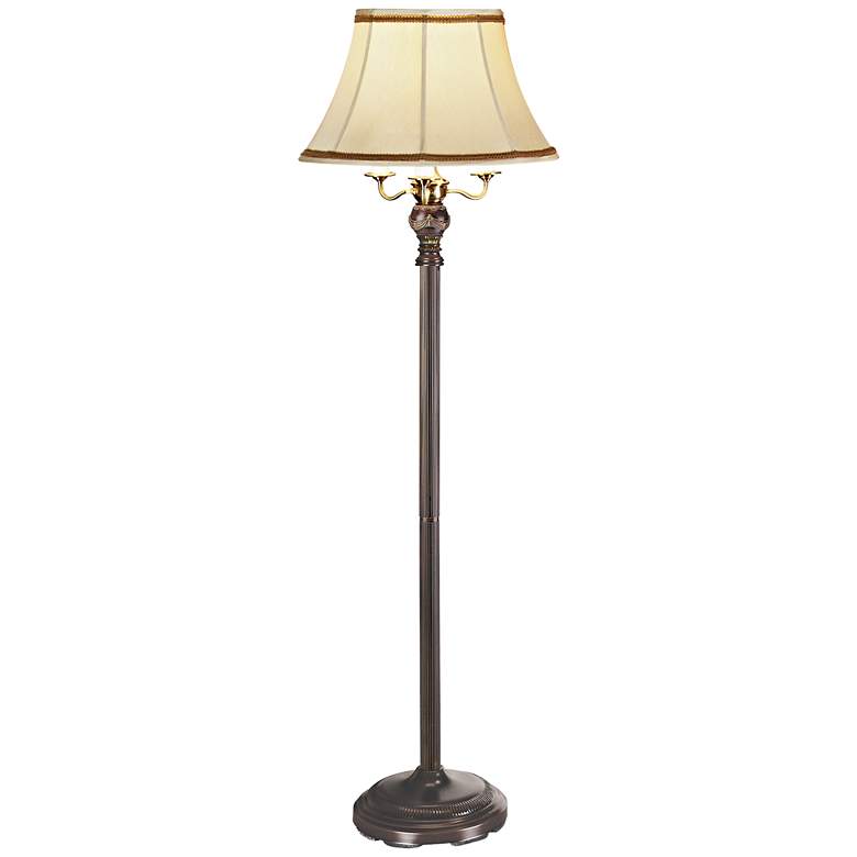 Image 1 15G28 - Dark Bronze Traditional Floor Lamp