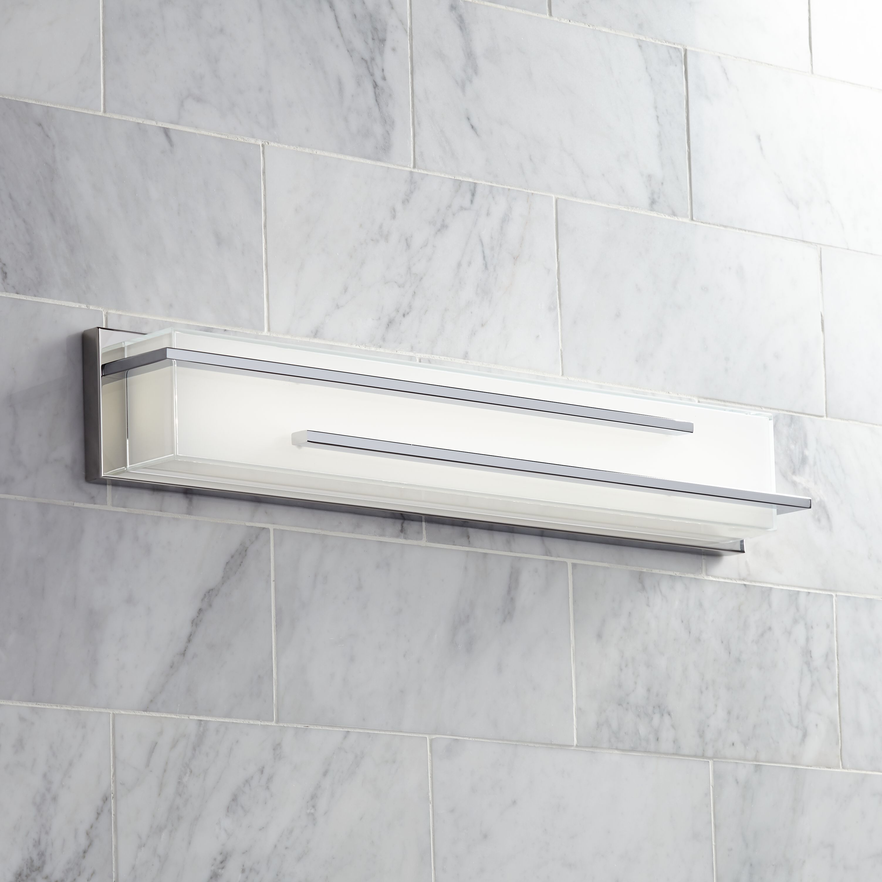 Chrome LED Bathroom Lighting Lamps Plus