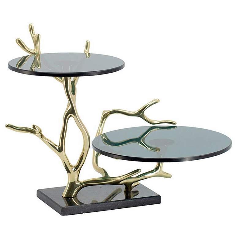 Image 3 16.9" 2-Tier Cake Stand more views