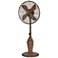 16" Cantalonia Brown Adjustable Outdoor Floor Fan