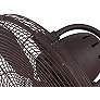 4_16" Craftmade Bellows I Aged Bronze Damp Rated Oscillating Wall Fan more views
