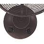 6_16" Craftmade Bellows I Aged Bronze Damp Rated Oscillating Wall Fan more views