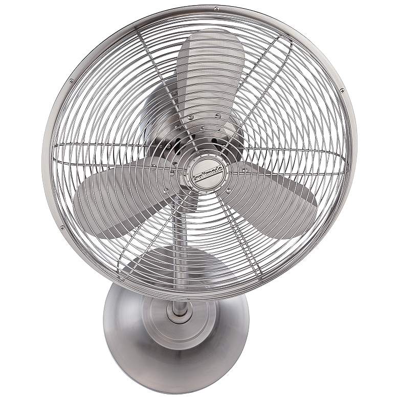 Image 2 16 inch Craftmade Bellows I Polished Nickel Wall Fan