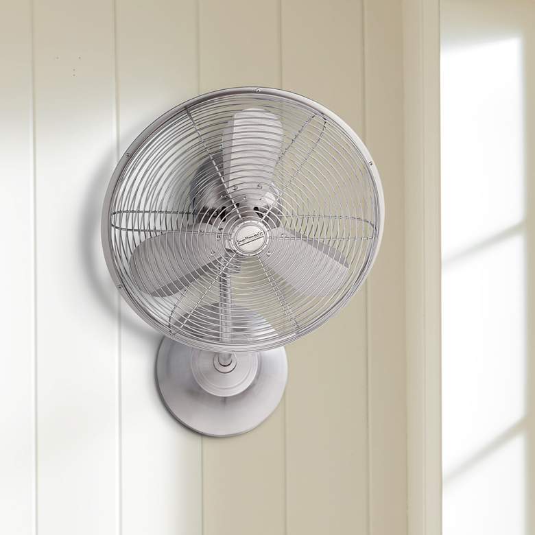 Image 1 16" Craftmade Bellows I Polished Nickel Wall Fan