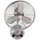 16" Craftmade I Bellows Brushed Nickel Oscillating Wall Fan