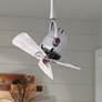 1_16" Diane Brushed Nickel Barn Wood Blades Ceiling Fan with Remote