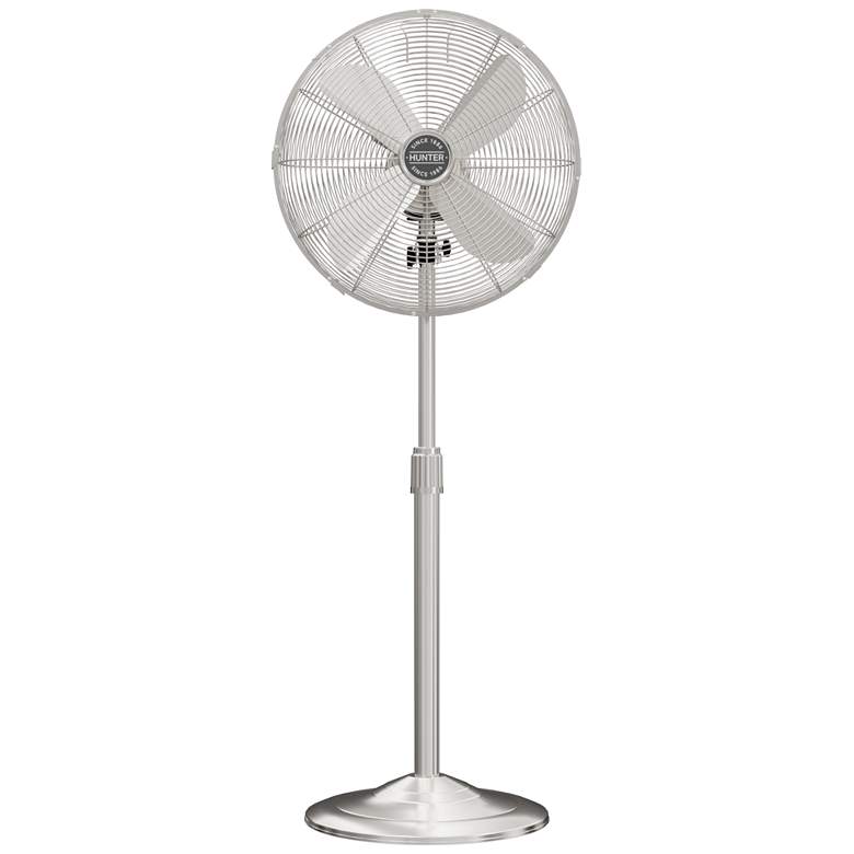 Image 1 16" Hunter Classic S16 Oscillating Standing 3 Speeds Matte Brushed Nic