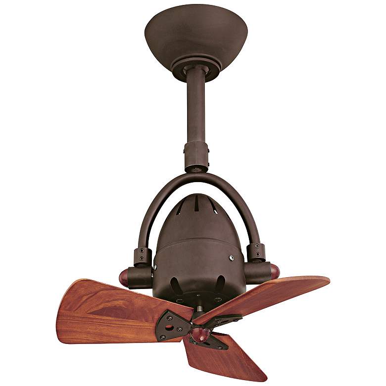 Image 2 16" Matthews Diane Bronze Oscillating Directional Fan with Remote