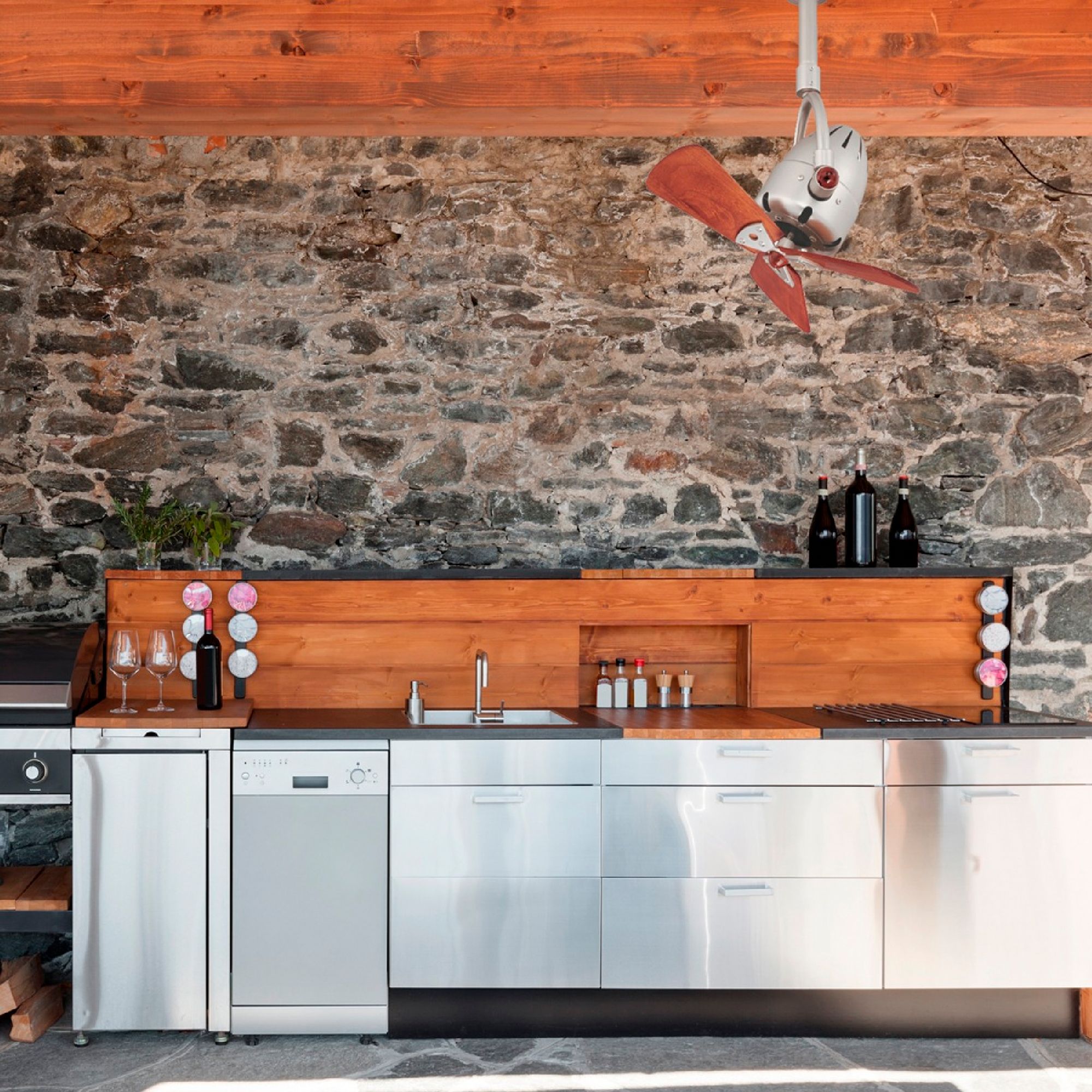 Image 4 16" Matthews Diane Brushed Nickel Directional Ceiling Fan with Remote more views