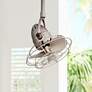 Thumbnail1 of 16" Matthews Diane Brushed Nickel Directional Ceiling Fan with Remote