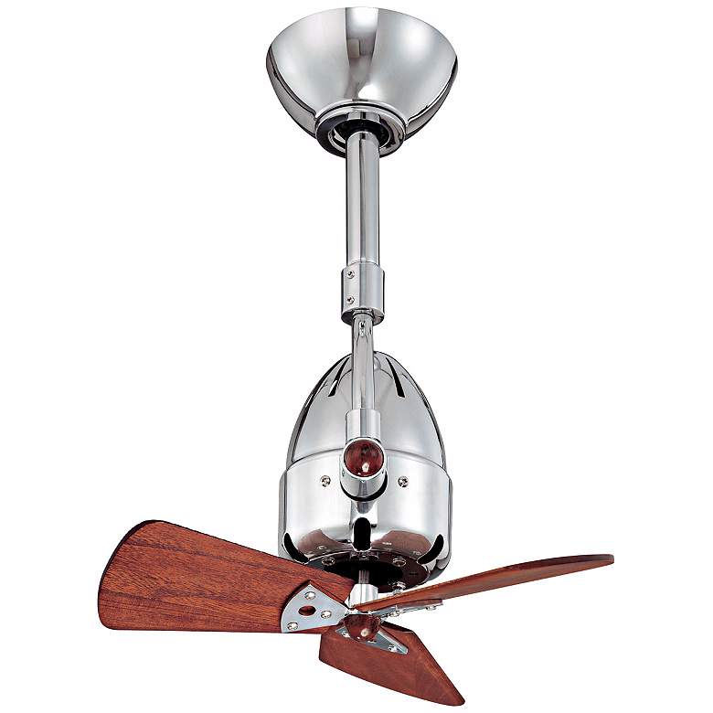 Image 2 16" Matthews Diane Polished Chrome Directional Ceiling Fan with Remote