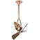 16" Matthews Jarold Directional Polished Copper Ceiling Fan