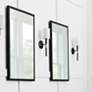 1_Capital Lighting Beckham 1 Light Sconce Glossy Black and Aged Brass in scene