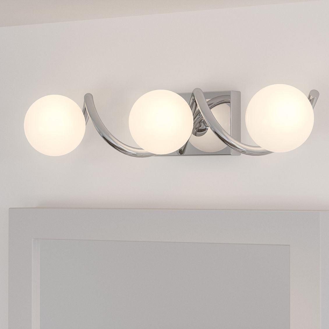 Chrome Bathroom Lighting Lamps Plus