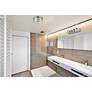 1_Savannah 13 3/4" Wide Chrome 2-Light Ceiling Light in scene