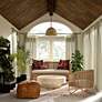 Thumbnail1 of Kichler Raffiana 18" Wide Woven Dome Pendant Light in scene