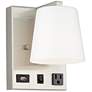 16K11 - Headboard Lamp with 1 USB and 1 Outlet