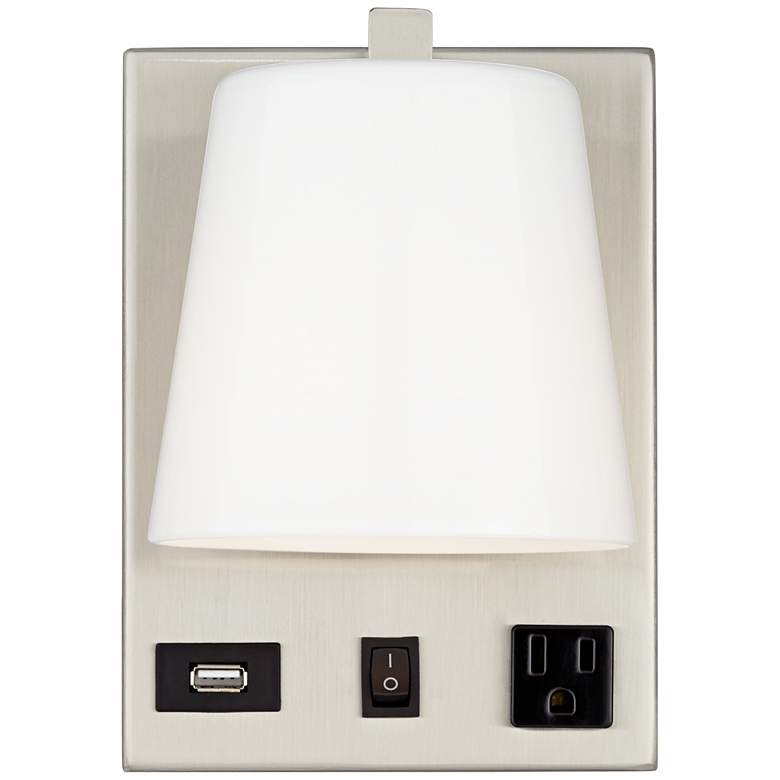 Image 2 16K11 - Headboard Lamp with 1 USB and 1 Outlet more views
