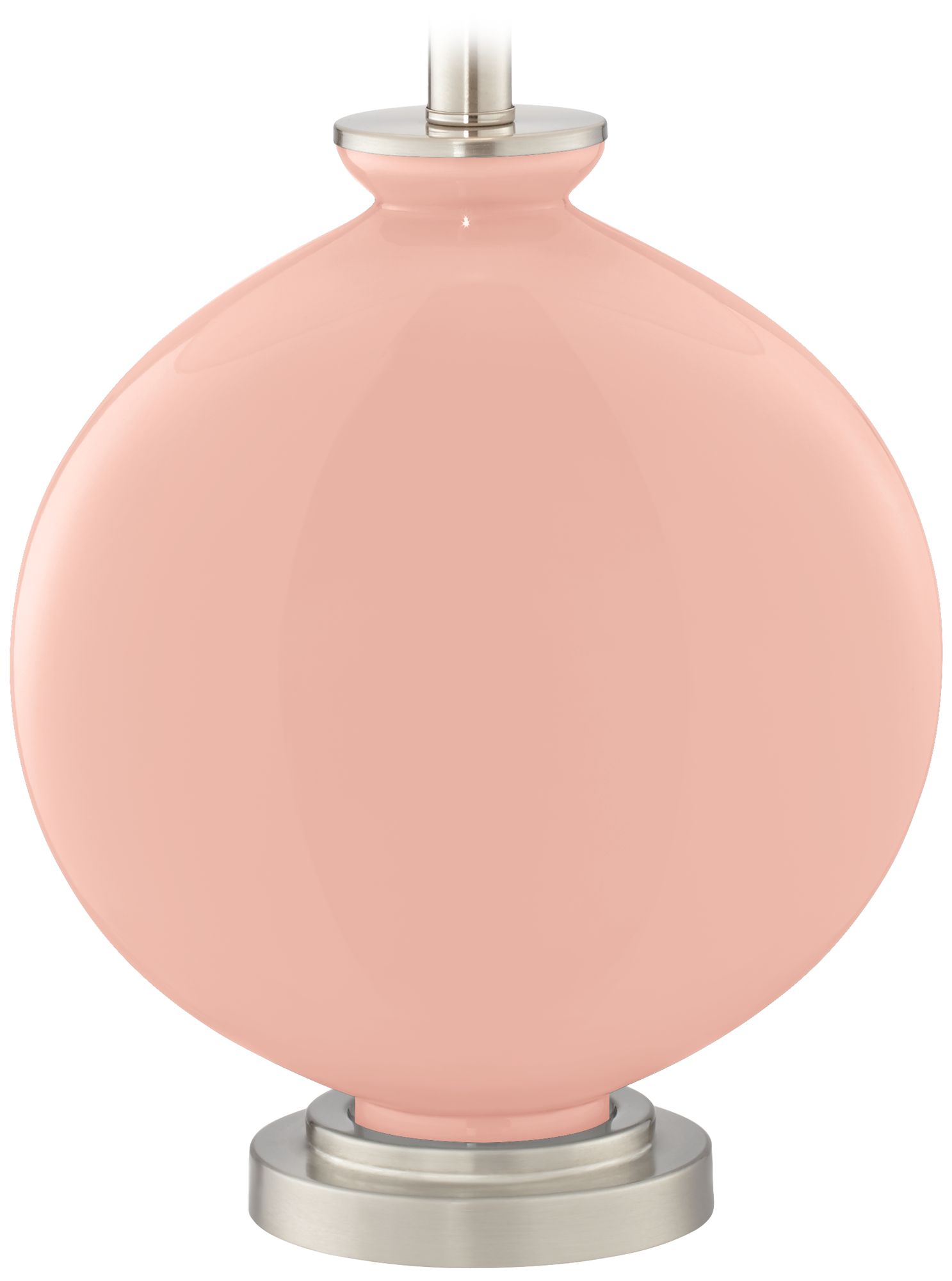 Color Plus Carrie 26 1/2" High Modern Rose Pink Table Lamps Set of 2