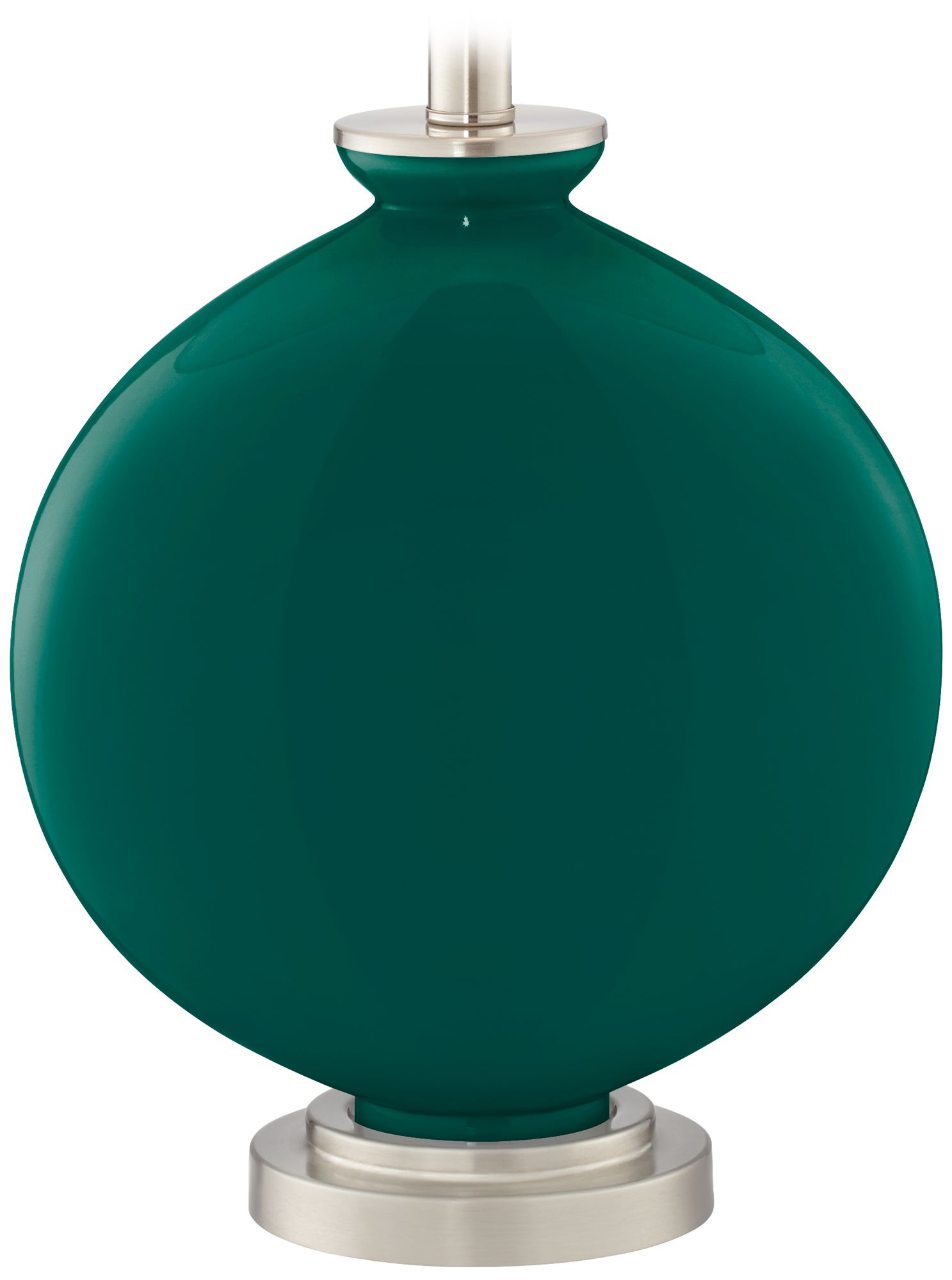 Color Plus Carrie 26 1/2" High Peacock Blue Table Lamps Set of 2