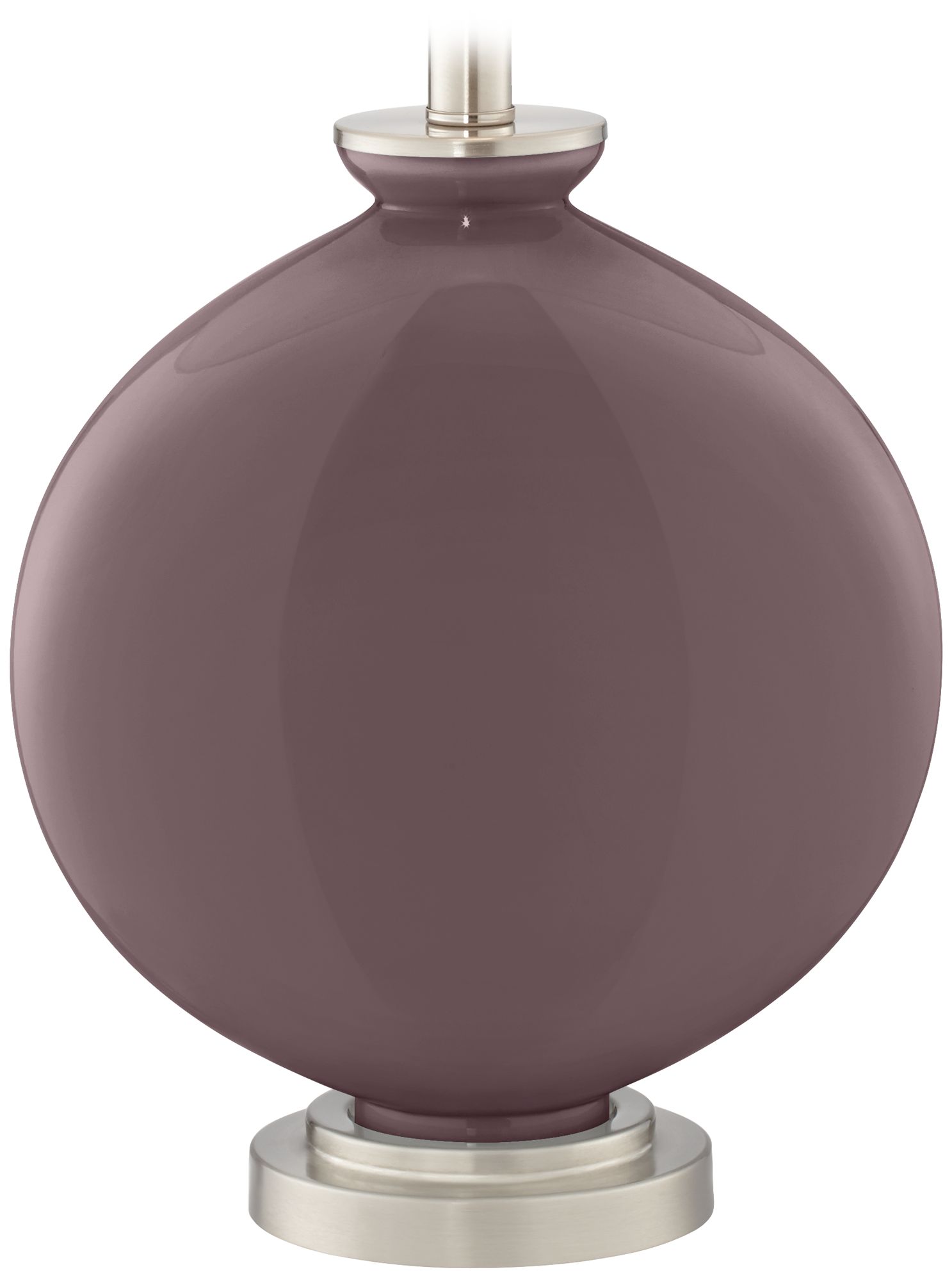 Color Plus Carrie 26 1/2" Poetry Plum Purple Table Lamps Set of 2