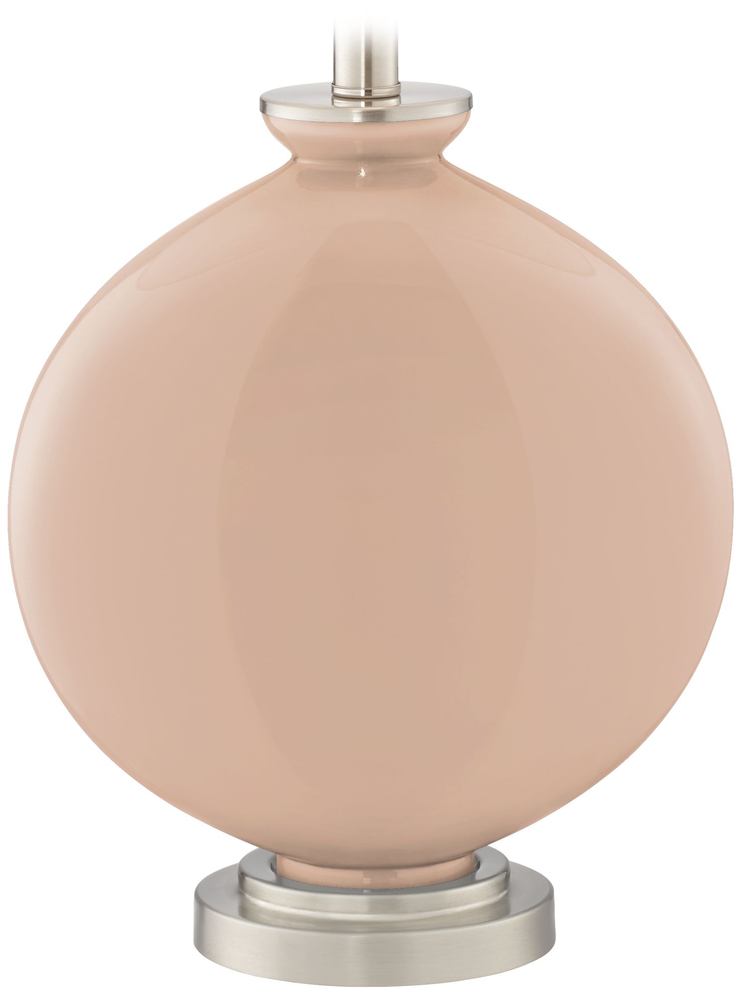 Italian Coral Carrie Table Lamp Set of 2