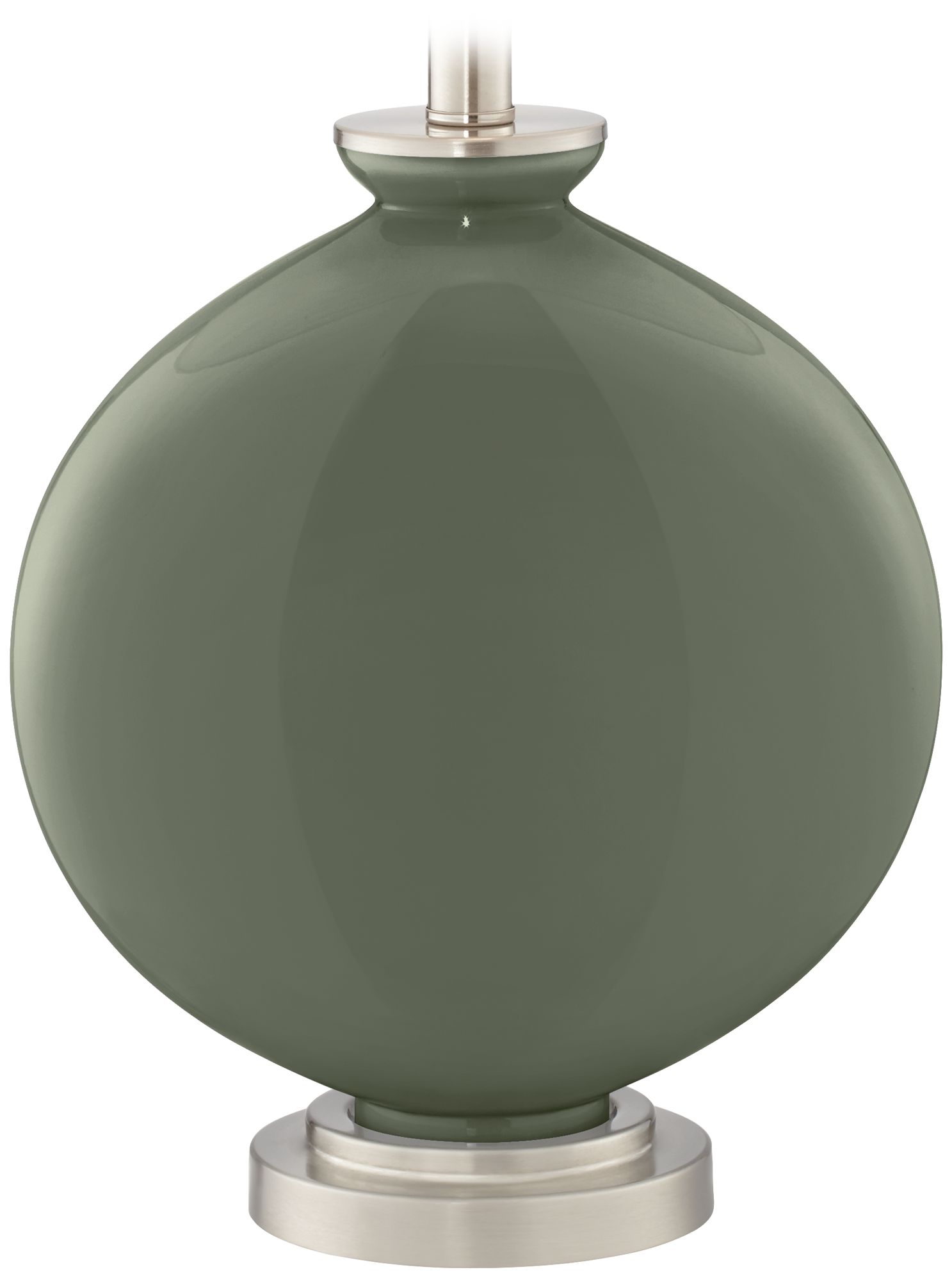 Color Plus Carrie 26 1/2" Deep Lichen Green Table Lamps Set of 2